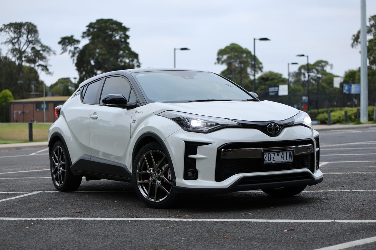 2021 Toyota C-HR GR Sport front three-quarter view